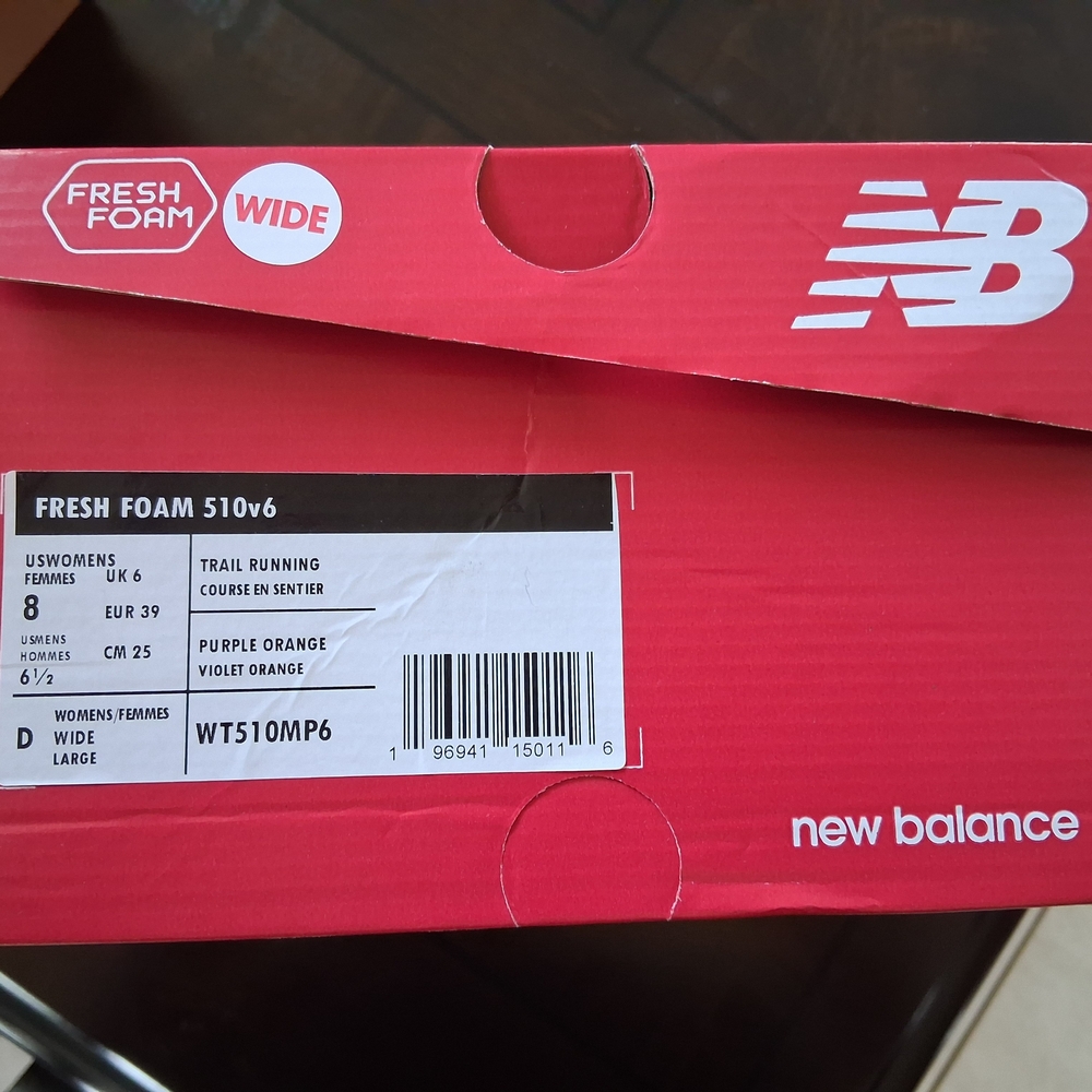 New Balance Fresh Foam 510v6 in Purple and Orange
